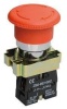 Кнопка грибковая IEK LAY5-BS542, с фиксацией, 1NC, красная, IP40