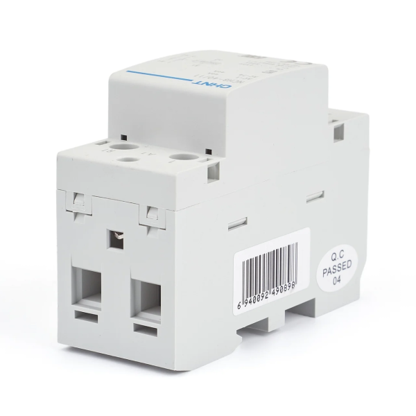 Контактор модульный CHINT NCH8-40/11, 2Р, 40 A АС-7, 1NO+1NC, управление 230 В АС