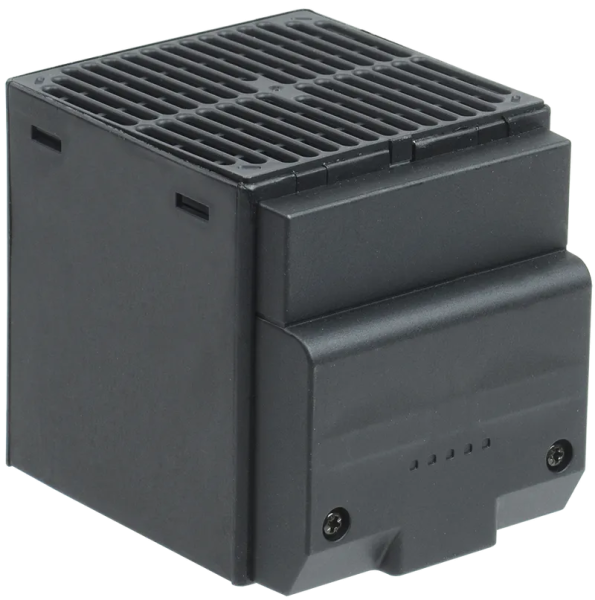 Обогреватель на DIN-рейку в корпусе 250Вт 230V AC/DC встроенный вентилятор IP20 IEK