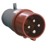 Вилка силовая переносная IEK ССИ-024, 3Р+РЕ, 32 А, 415 В, IP44