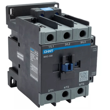Контактор NXC-100 3Р 100А 45кВт АС3 Uупр=400VAC 1NO+1NC CHINT