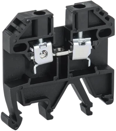 Клемма винтовая КВИ-2.5мм2 24А 800V АC/DC черная IEK