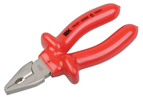 Пассатижи диэлектрические PROFI 160мм до 1000V IEK