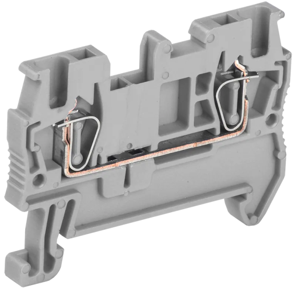 Клемма пружинная КПИ 2в-1.5мм2 17.5А 500V серая IEK