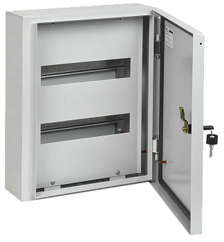 Щит распределительный навесной TITAN3 ЩРн-24 (410х330х120мм) металл IP54 IEK