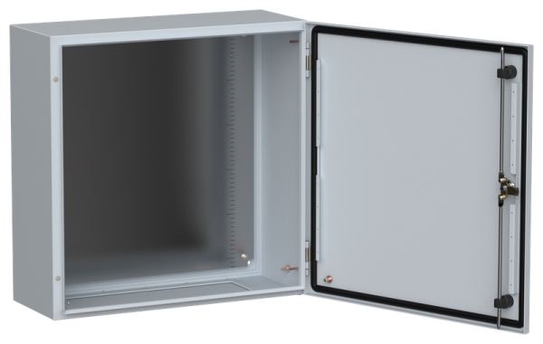 Щит монтажный металлический TITAN5 ЩМП-60.60.25 (600х600х250мм) уличный УХЛ1 IP66 IEK