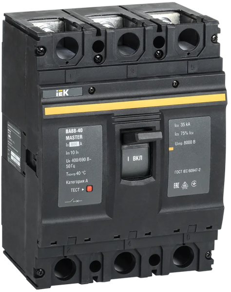Автоматический выключатель ВА88-40 3Р 800А 35кА MASTER IEK