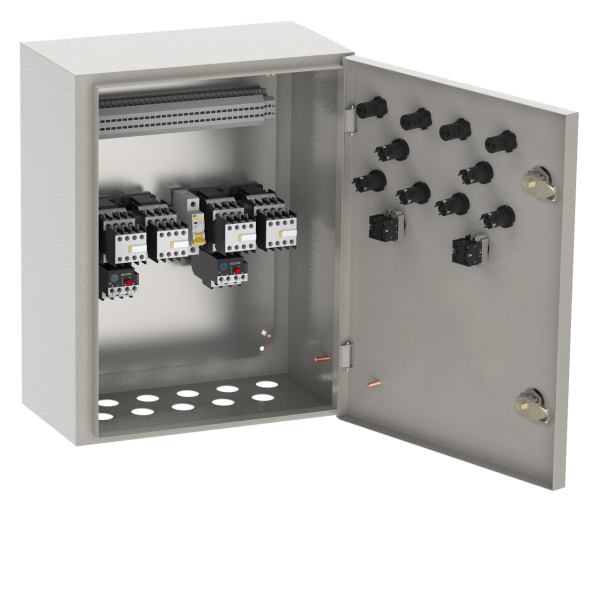 Ящик управления электродвигателями Я5435-3074 2х10А 4.5кА 400В IP31 IEK (реверс и авт.режим)