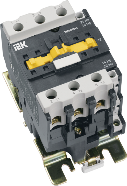 Контактор IEK КМИ-34012, 3Р, 40 А, 18.5 кВт, катушка 36 В АС, 1NO+1NC — фото, характеристики