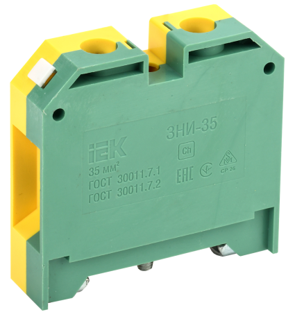 Зажим наборный ЗНИ-35PEN 35мм2 (JXB-земля) 600/440V AC/DC IEK