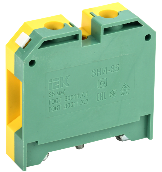 Зажим наборный ЗНИ-35PEN 35мм2 (JXB-земля) 600/440V AC/DC IEK