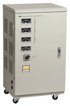 Стабилизатор напряжения трехфазный СНИ3 6кВА 400V напольный IEK