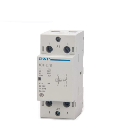 Контактор модульный NCH8-63/20 2Р 63A АС-7 2NO Uупр=230VAC CHINT