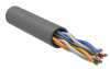 Витая пара ITK U/UTP, Cat.6, 4х2х23 AWG, solid, PVC, 305 м, серый