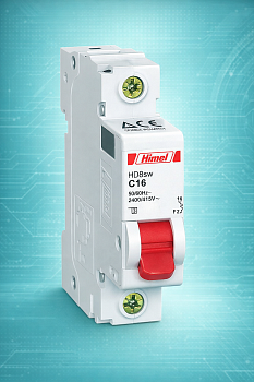 Автоматический выключатель HDB3w-L 1Р 25А 4.5кА C Himel