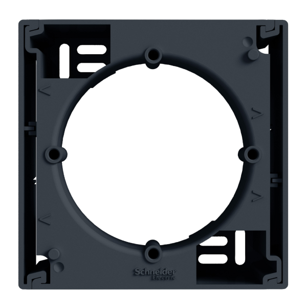 Коробка установочная 1-местная Schneider ASFORA, накладная, антрацит