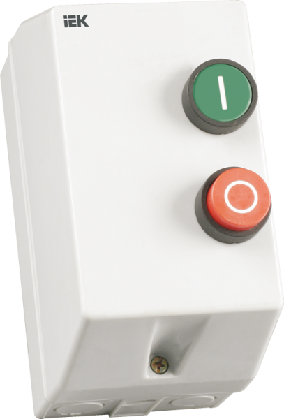 Контактор-пускатель в оболочке КМИ11860 3Р 18А 7.5кВт АС3 Uупр=400VAC IP54 IEK