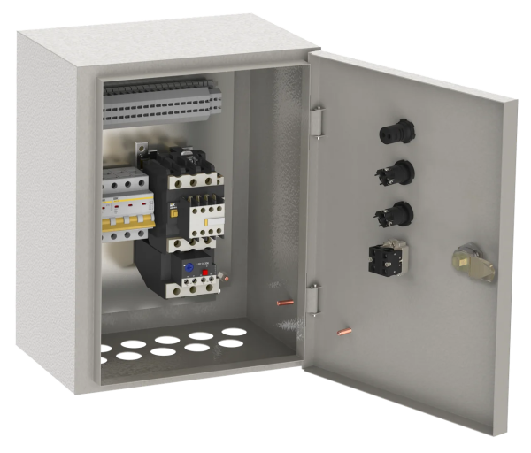 Ящик управления электродвигателем Я5113-3574 32А 12кВт 4.5кА 400В IP31 нереверсивный авт.режим конт.состояния