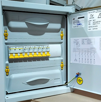 Щиток осветительный (ЩО НС) ОЩВ12-7-32-16-ПФ 32А 4.5кА 230В IP41 IEK