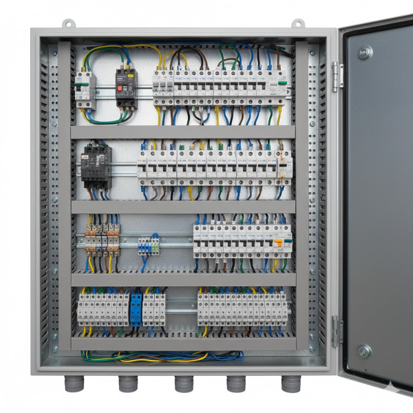 Пункт распределительный ПР8503-230115-ФКДКХ 32А 6кА 400/230V защита ввода IP31 CHINT (ЩУ)