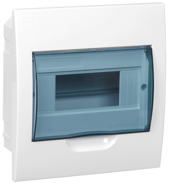 Корпус распределительного щита KREPTA3 ЩРВ-П-8 встраиваемый пластиковый белый IP41 IEK