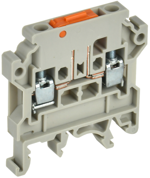 Клемма винтовая ARMAFIX CTS-DT 4мм2 1кВ (измерительная с ножевым размыкателем) серая IEK