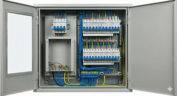 Щит учетно-распределительный ЩУРЭ1148-242200-Д 40А 6/4.5кА 400/230V IP31 CHINT (КПП ВРУ)