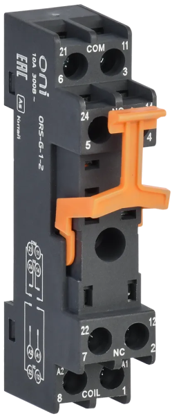 Розетка ORS-G-1-2 10А (для реле OGR-1 2C) ONI