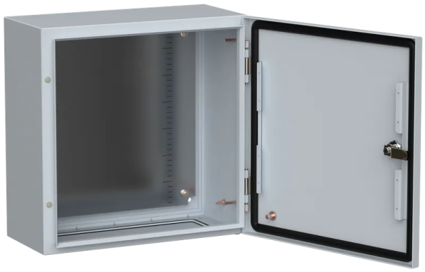 Щит монтажный металлический TITAN5 ЩМП-40.40.20 (400х400х200мм) уличный УХЛ1 IP66 TITAN 5 IEK