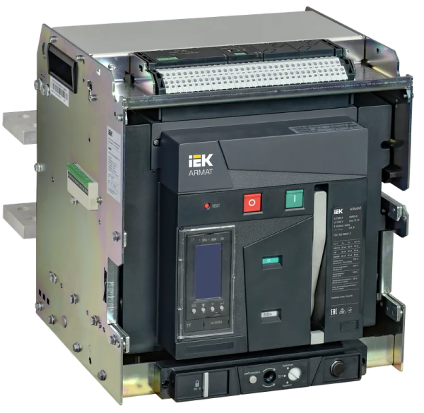 Воздушный автоматический выключатель выдвижной ARMAT 2500А 3P D 85кА расцепитель TT полный комплект IEK