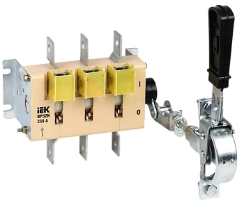 Выключатель-разъединитель ВР32И-35A31240 3Р 250А 690V рукоятка передняя выносная GENERICA