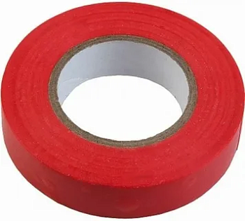 Изолента ПВХ ROLLIX 0.13х15мм 5kV красная 20м (-30..+50С) Полимерпласт